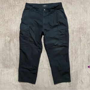 5.11 Tactical TDU Ripstop Mens Black Cargo Pants Large Taclite Regular NWT
